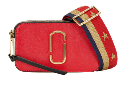 Americana Snapshot, &pound;140, Handbags, Burgundy/Red, Leather, Front view